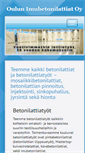 Mobile Screenshot of imubetonilattiat.fi